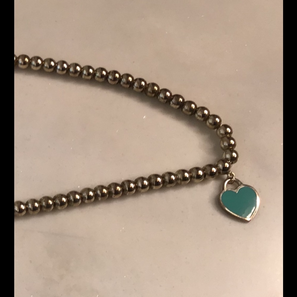 Tiffany and co. Blue Heart Bracelet